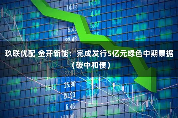 玖联优配 金开新能：完成发行5亿元绿色中期票据（碳中和债）